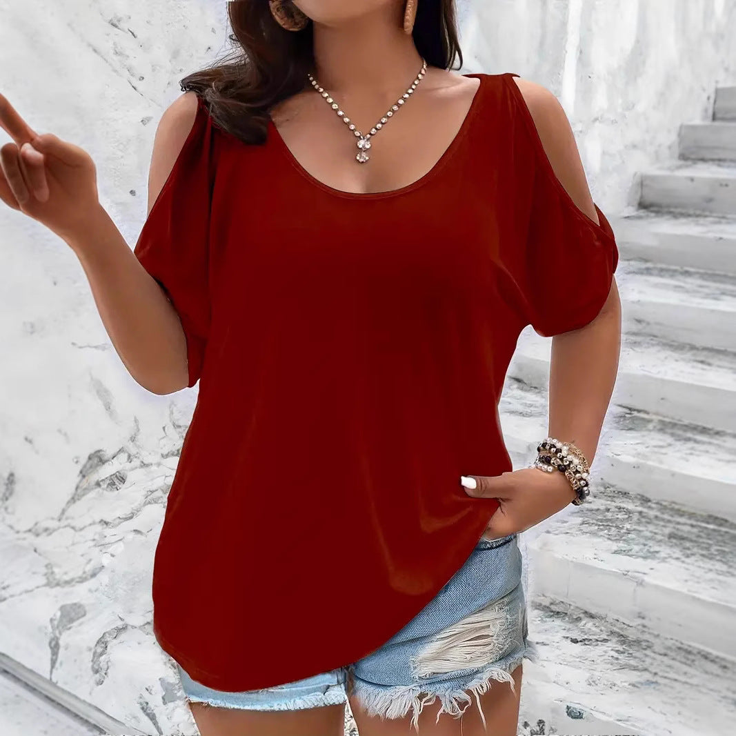 European And American Fashion Elegant T-shirt - cas7m
