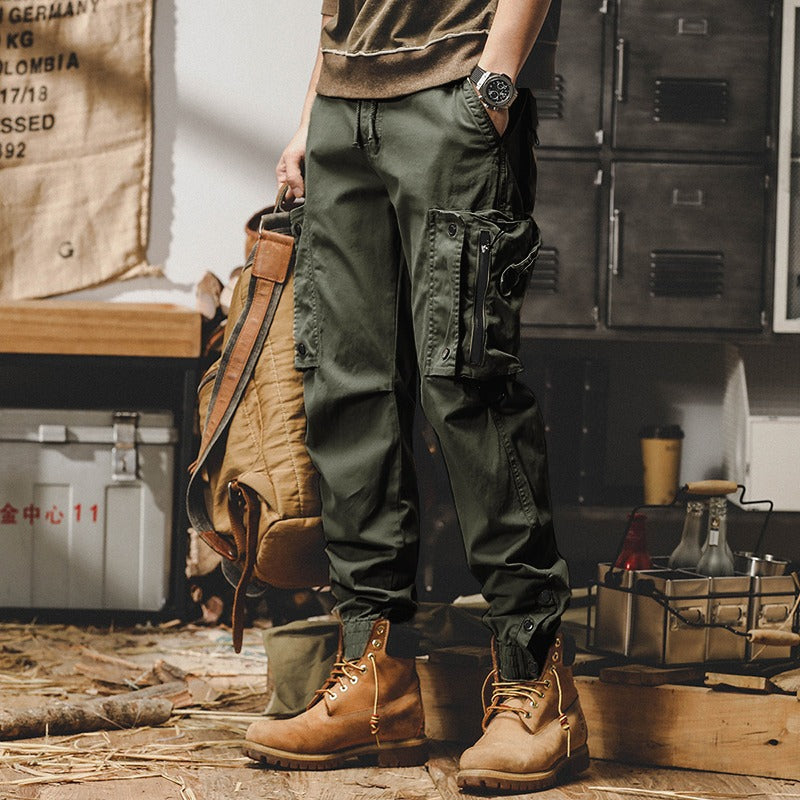 American Workwear Pants Men's Straight Functional Outdoor Tactics Casual Pants - cas7m