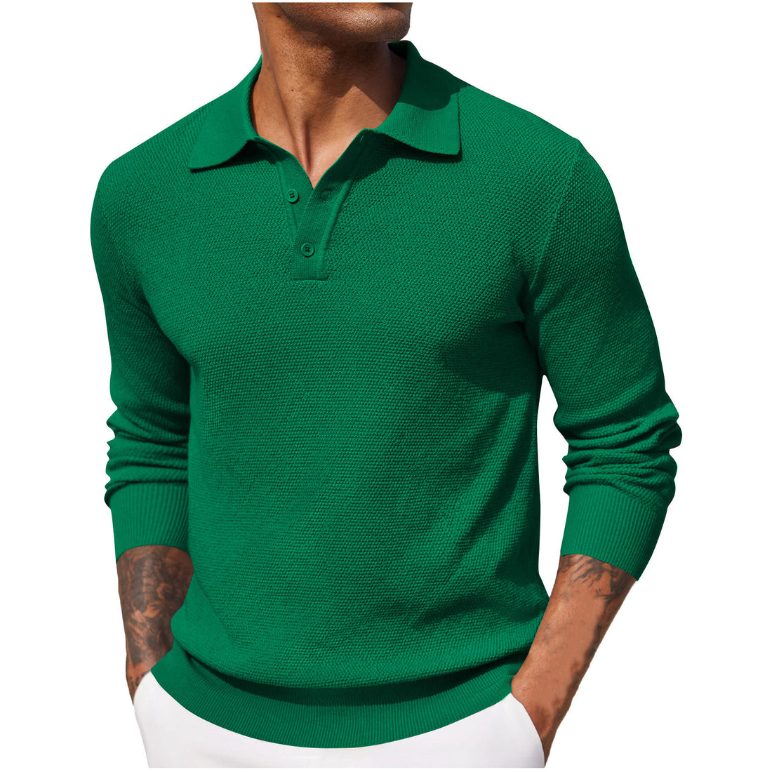 Autumn New Casual Long-sleeved Top For Men - cas7m