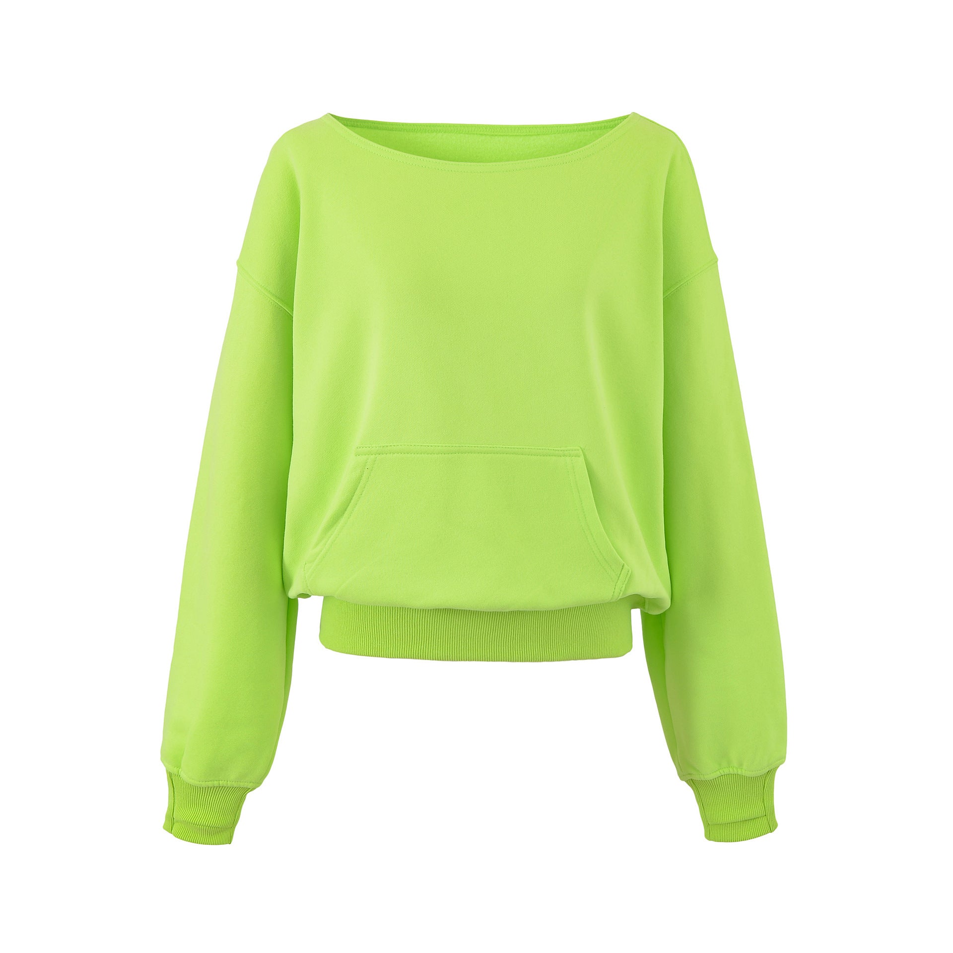 Casual Long Sleeve Off-Shoulder Sweatshirt