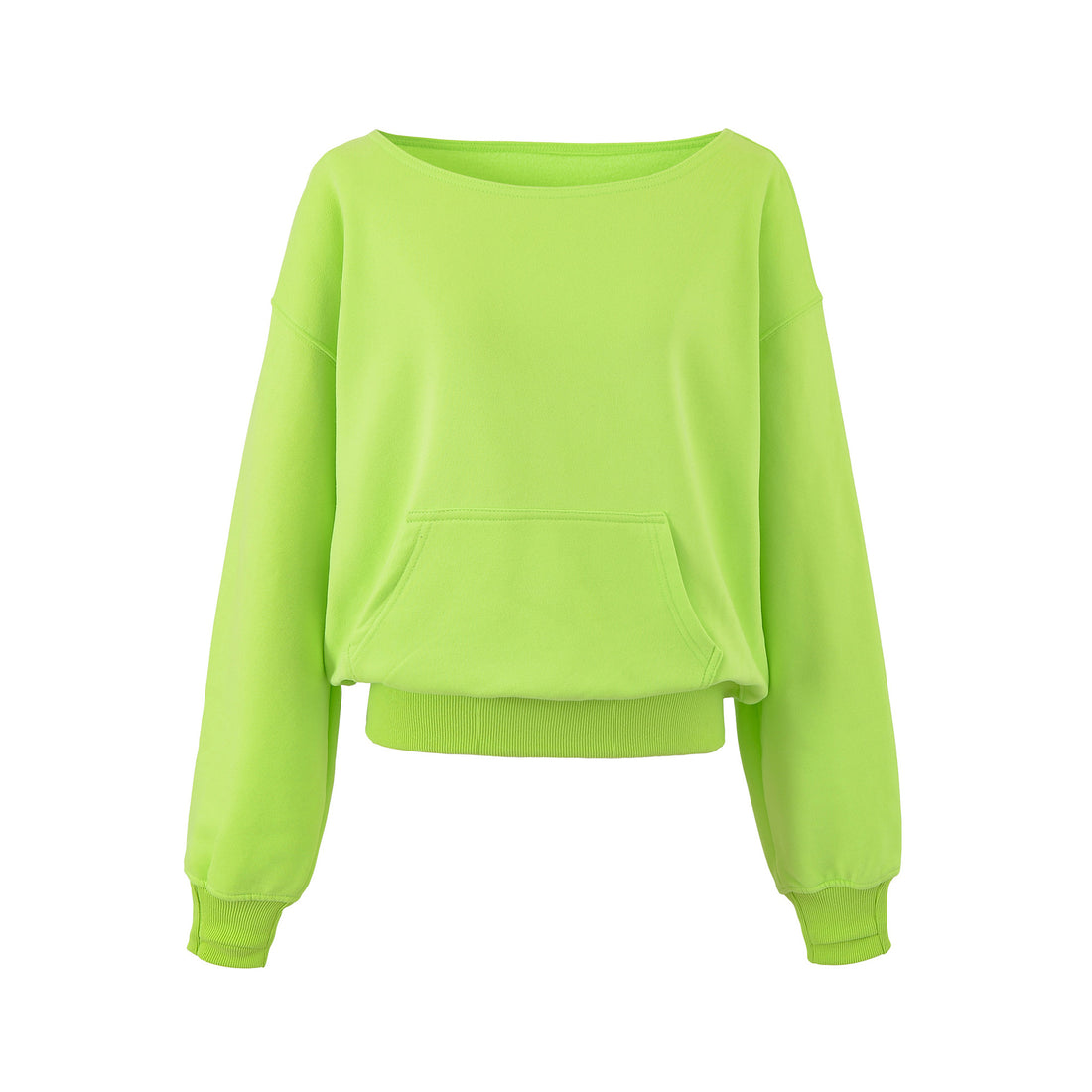 Casual Long Sleeve Off-Shoulder Sweatshirt