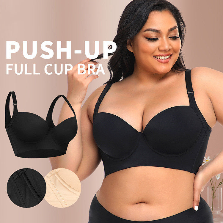 AeroLift Knit Bra with Air Cushion Support - Black/Skin Tone - cas7m