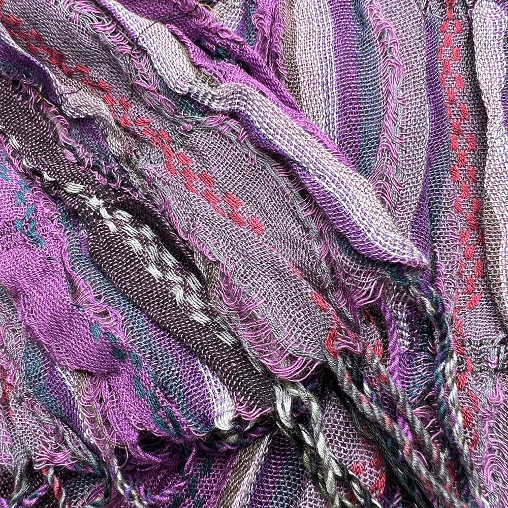 2pcs Royal Purple Jacquard Pattern Scarf,Regal Textured Scarf ,Luxe Look For Evening Wear,Scarf,vacation,daily Life,evening Party,Office Appropriate Subtlety For Women Men - cas7m