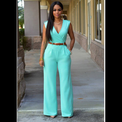 New Women Fashion Jumpsuits Siamese Pants - cas7m