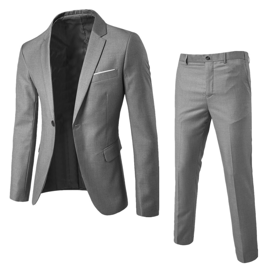 Two-piece Suit Business Professional Formal Wear Korean Slim Fit - cas7m