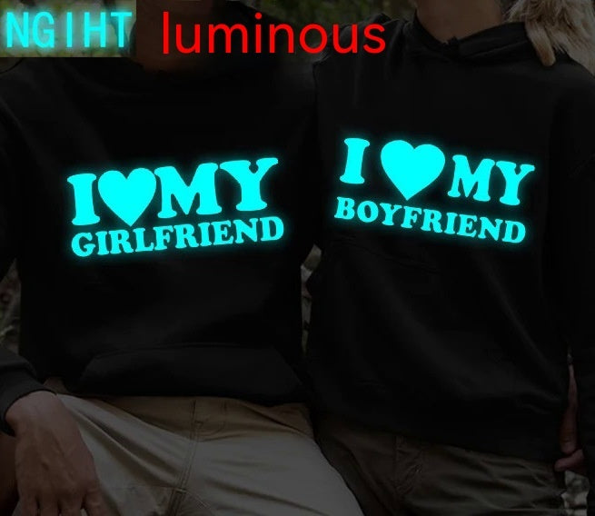 I Love My Boyfriend Girlfriend Hoodie - cas7m