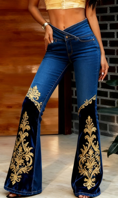 Slim-fit Flared Casual Jeans - cas7m
