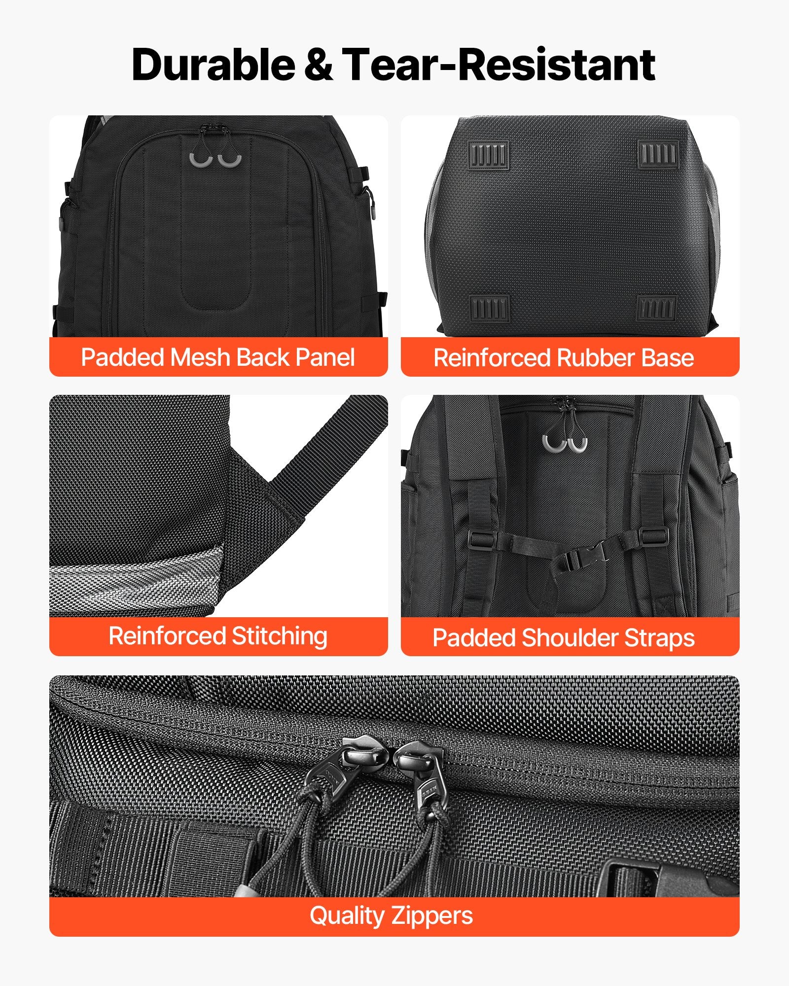65L Waterproof Ski Boot Bag with Independent Compartments - cas7m