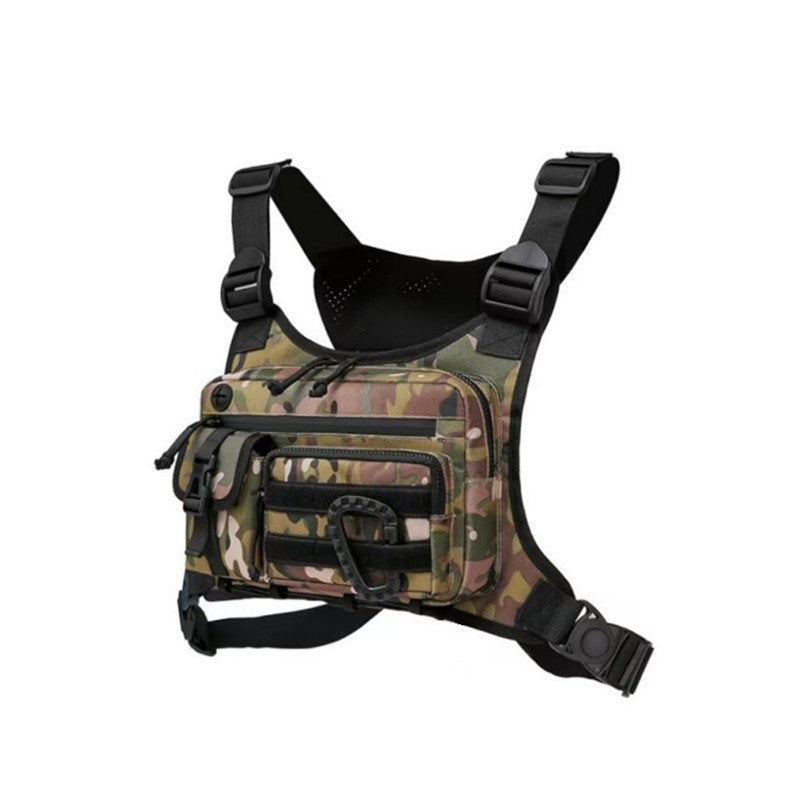 Camouflage Running Sports Men Chest Bag - cas7m