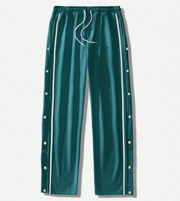 Casual Sports Breasted Pants Men's Loose Straight Trousers - cas7m