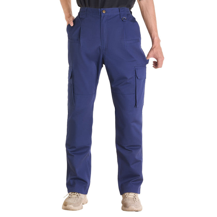 Men's Flame-Resistant Cotton Work Pants with Ergonomic Fit & Pockets - cas7m