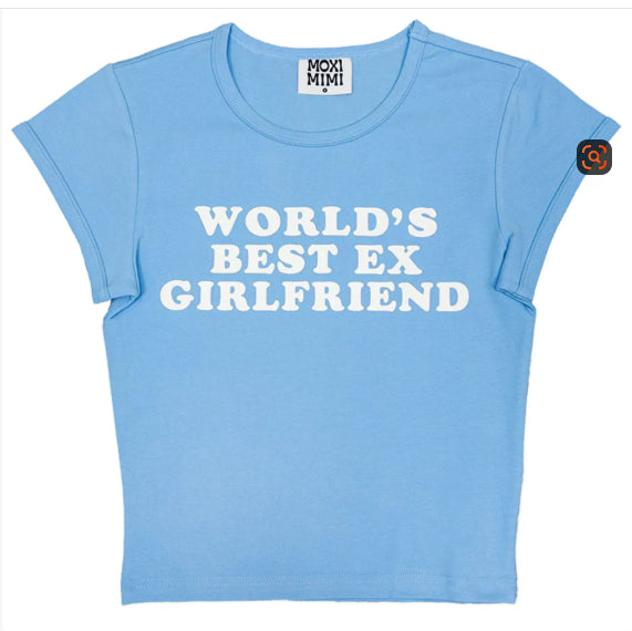 Letter Print Navel European And American Women's Clothing T-shirt - cas7m