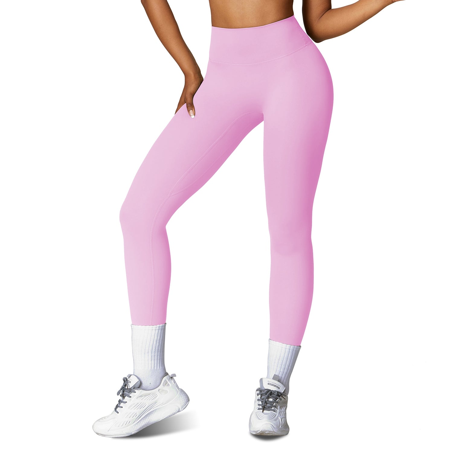 Sturdy High-Waist Yoga Leggings - Tummy Control & Comfort - cas7m