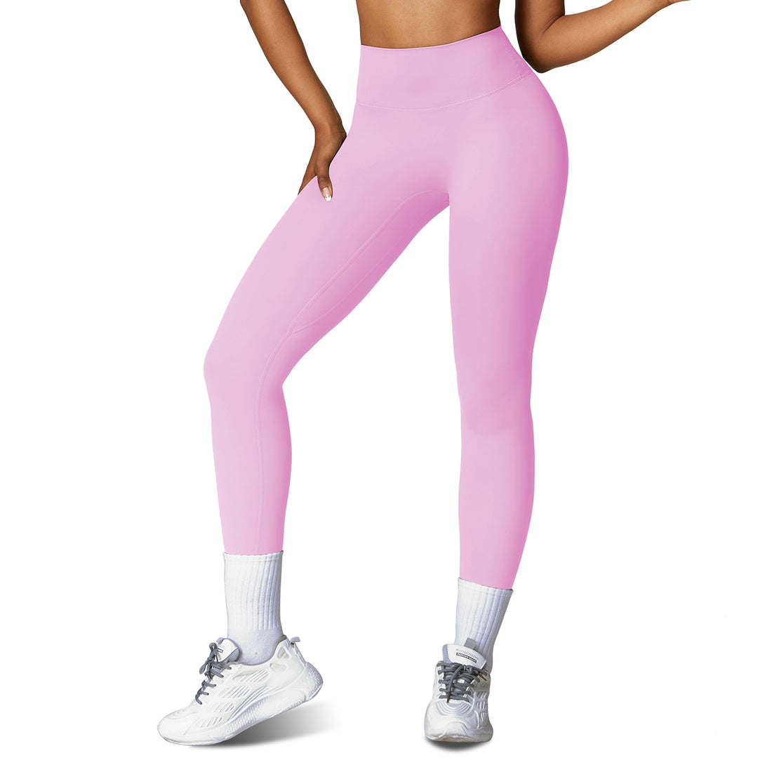 Sturdy High-Waist Yoga Leggings - Tummy Control & Comfort - cas7m