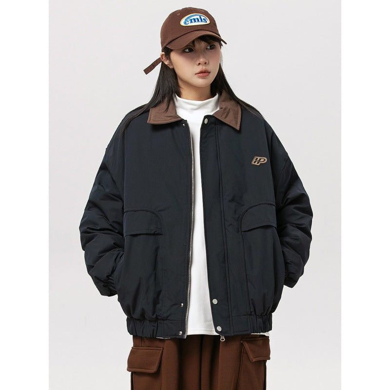American Retro Lapels Jacket For Men And Women - cas7m