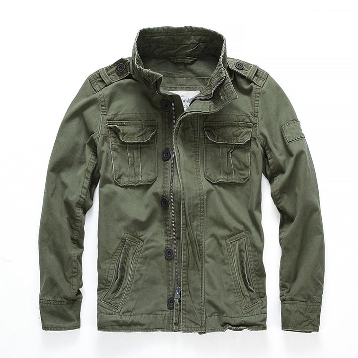 Camouflage denim jacket - cas7m