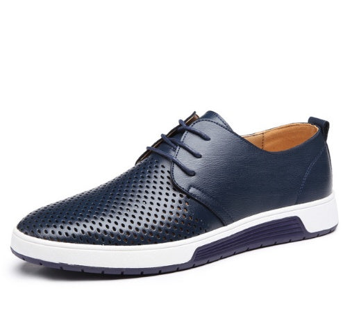 Men's Black Formal Leather Shoes - Sophisticated Comfort & Style - cas7m