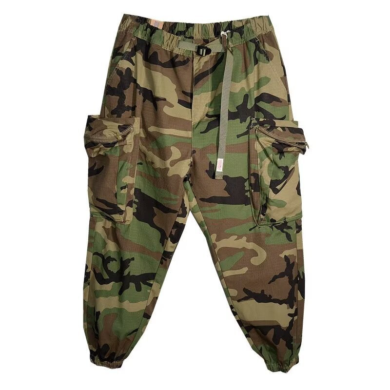 Retro High Street Camouflage Men Casual Working Pants - cas7m