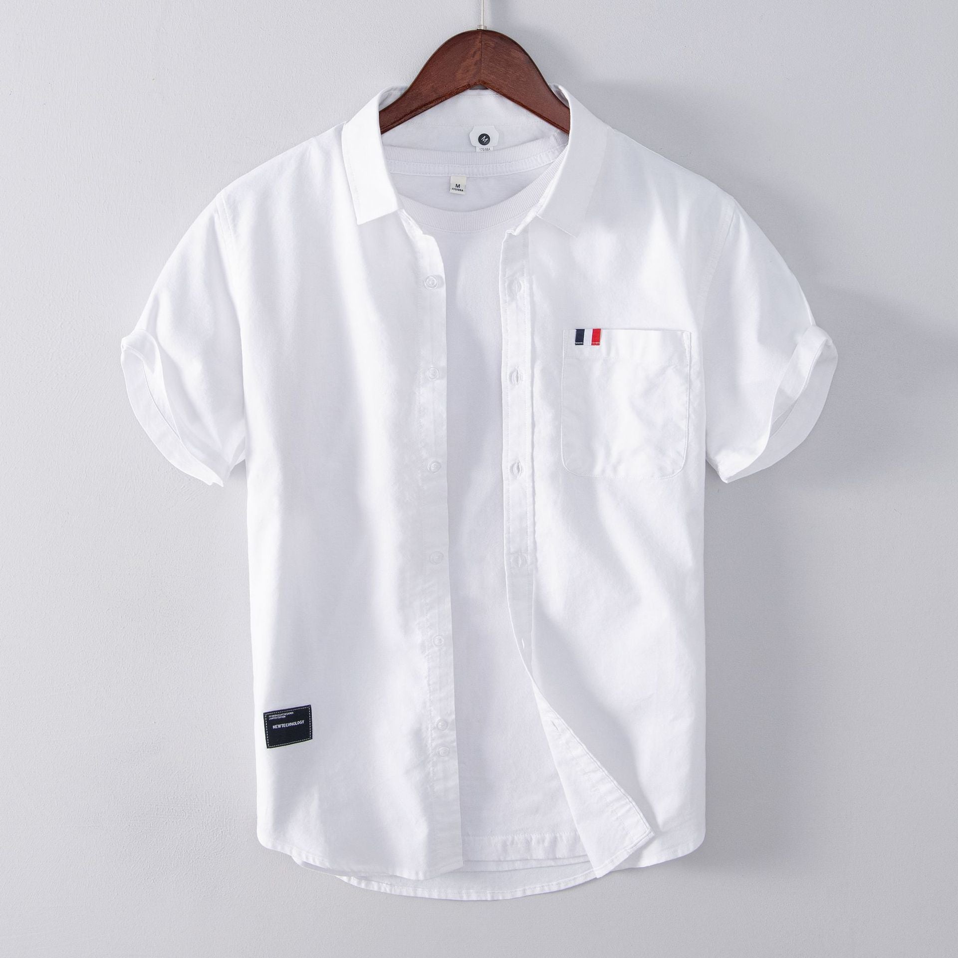 Summer And Spring New Men Casual Short-sleeved Shirt - cas7m