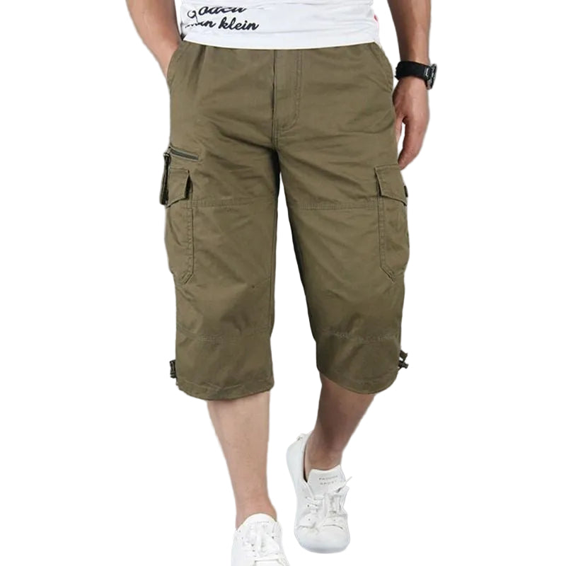 Men's Loose Thin Multi-pocket Outdoor Sports And Casual Shorts - cas7m