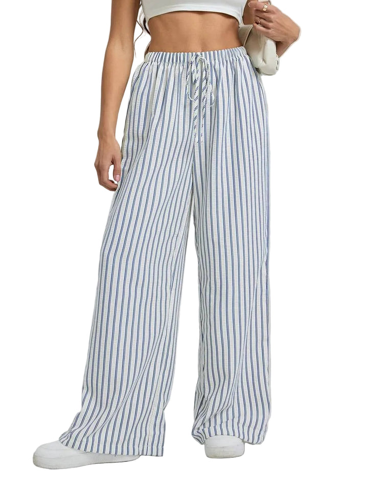 Waist-cinched Versatile Elegant Pleated Casual Pants - cas7m