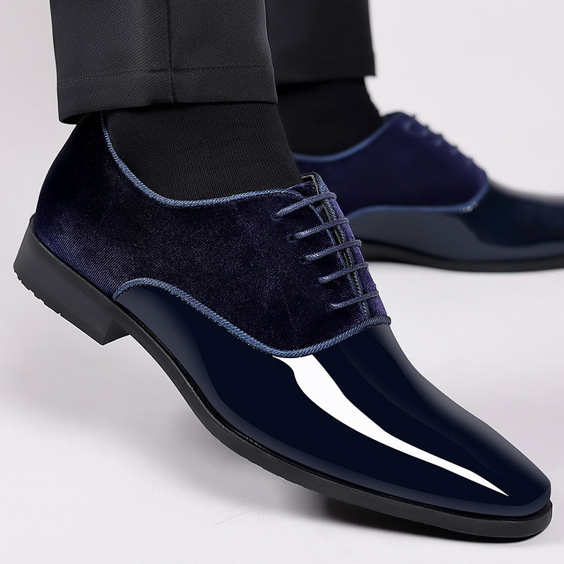 Men's Formal Business Leather Shoes Lightweight Trendy - cas7m