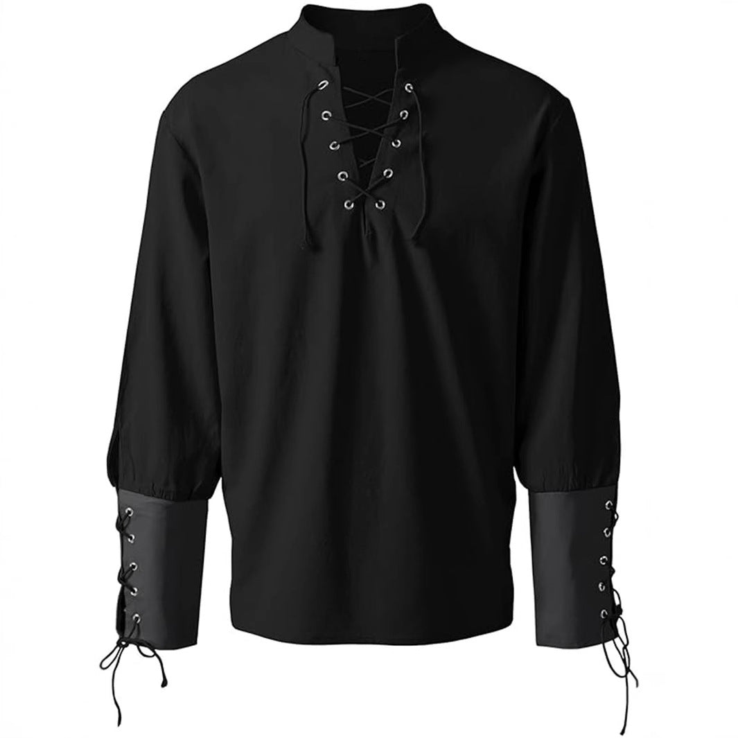 New Men's Long-sleeved Shirt - cas7m