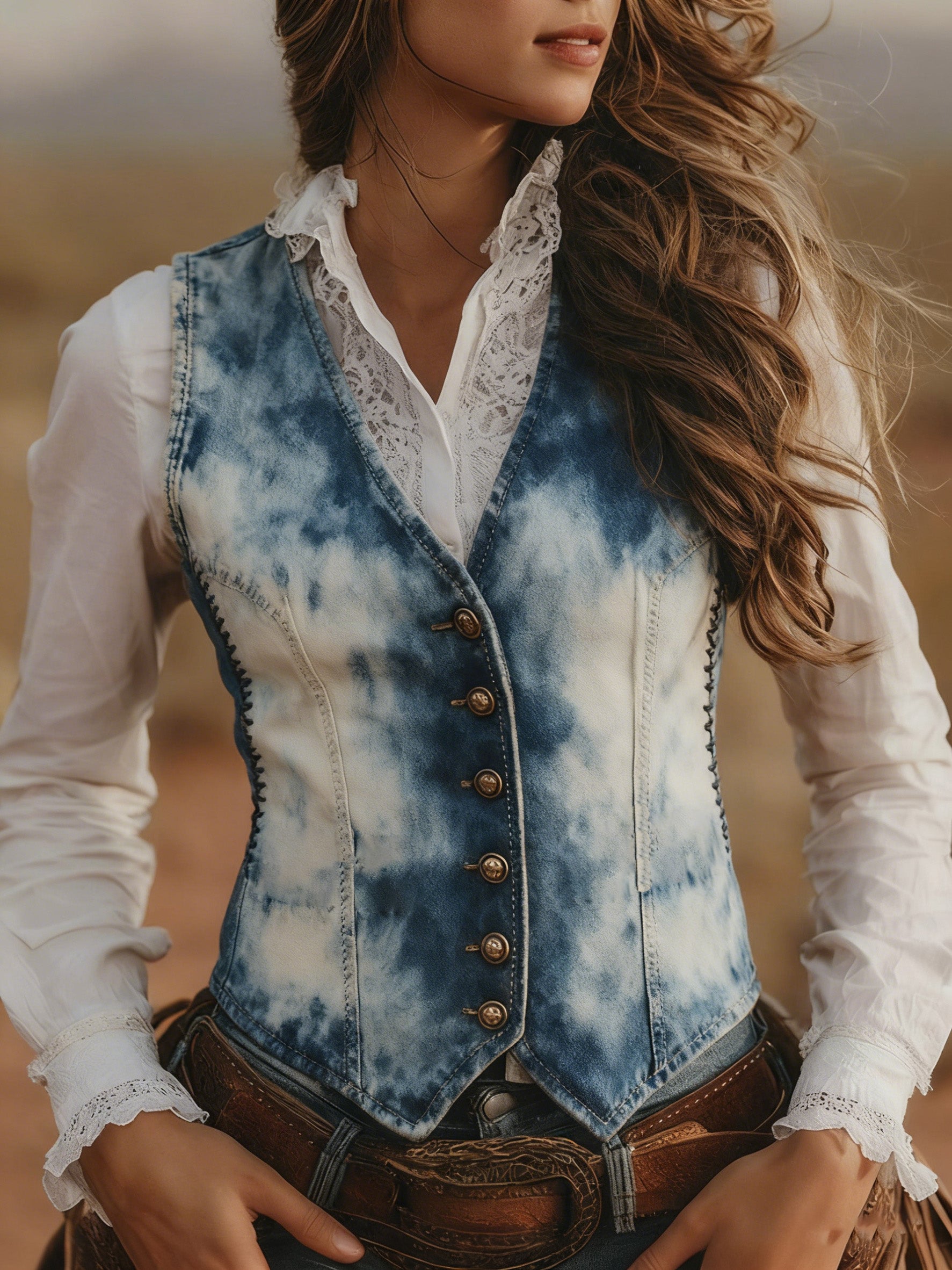 Casual Sleeveless V-neck Slim-fit Vest - cas7m