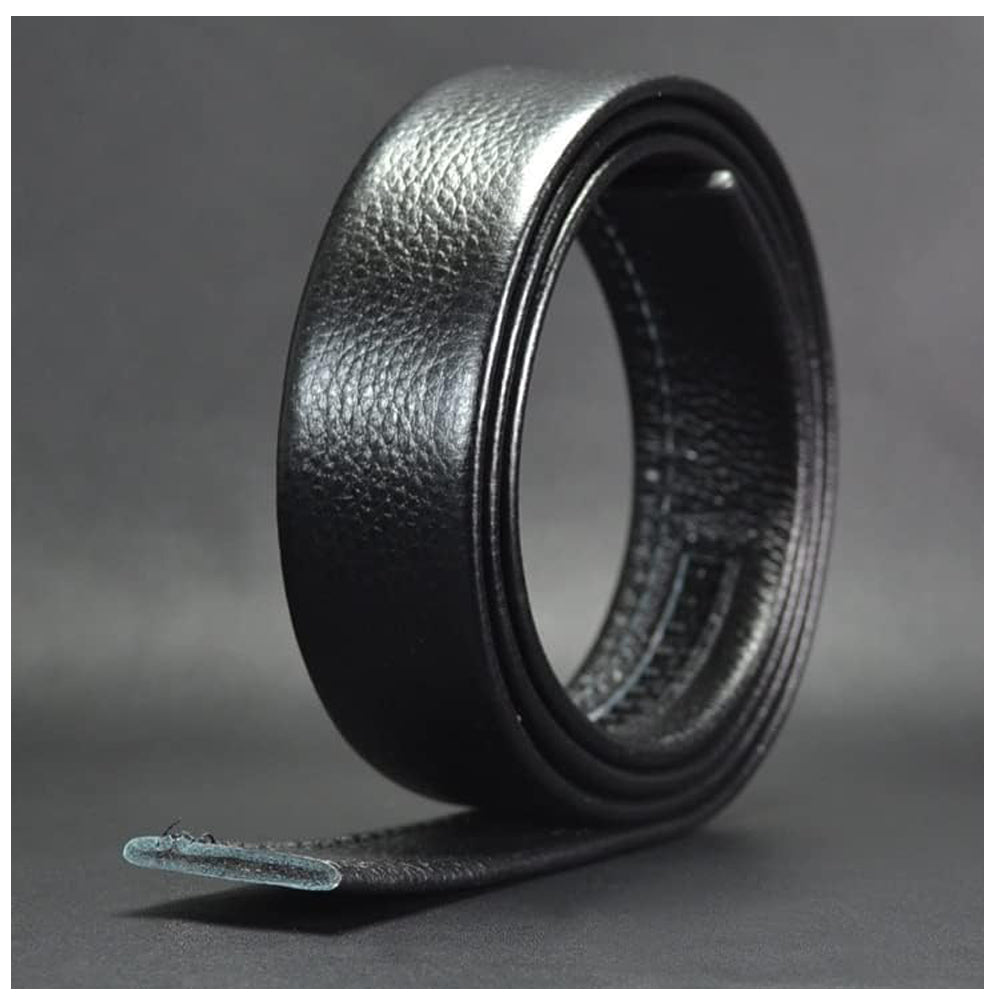Men Belt Leather Belt For Men With Anti-Scratch Buckle Control Design For Formal Work Or Casual - cas7m