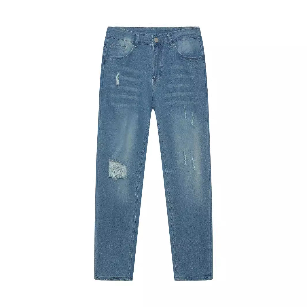 Personality Denim Skinny Jeans For Men - cas7m