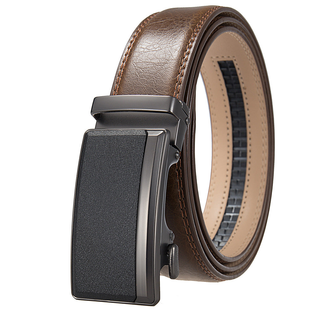 Men's Business Leather Split Leather Belt - cas7m