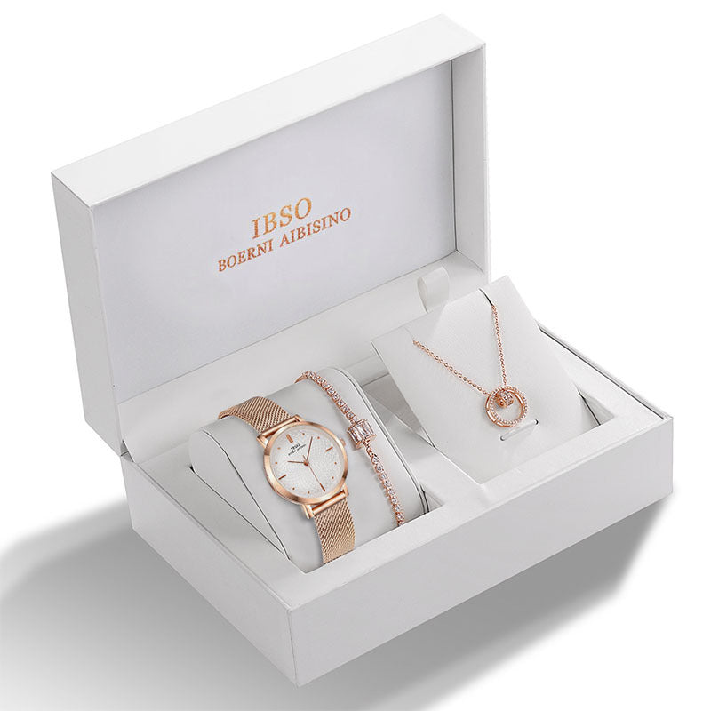 Bracelet ladies watch set - cas7m