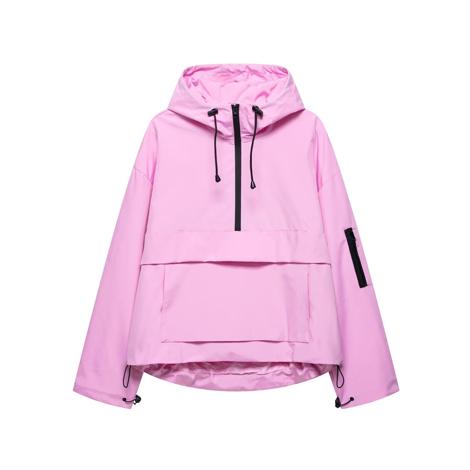 Women's Three-proof Fabric Hooded Jacket Multi-color Outdoor Jacket Coat - cas7m