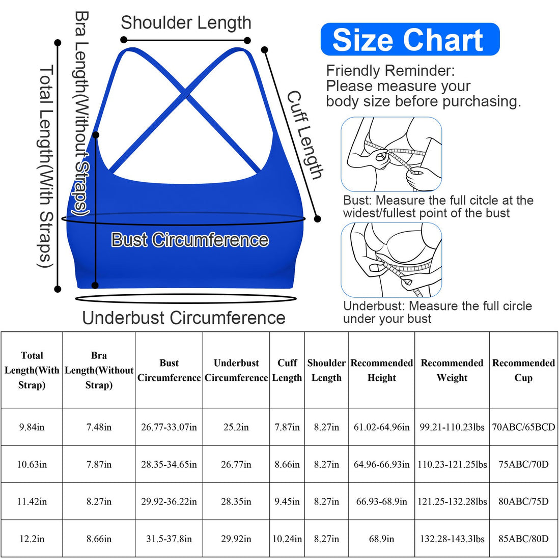 Strappy Cross Back Sports Bra: Breathable, Soft & Supportive - cas7m