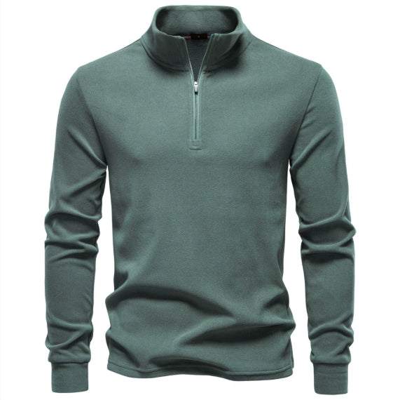 Men's Knitwear Top Half Zipper - cas7m