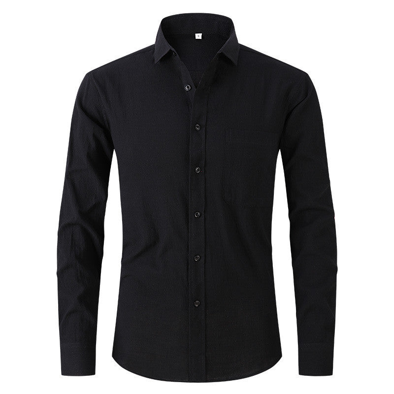 Unisex Cotton Simplicity Solid Color Shirt - S to XXL, 6 Colors - cas7m