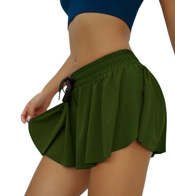 Sports Gym Nude Yoga Breathable Shorts - cas7m