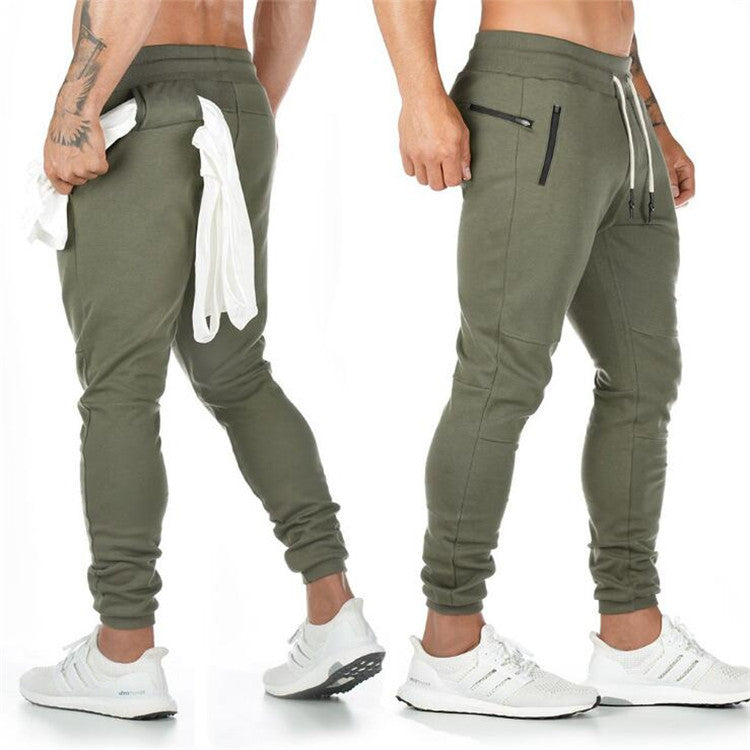 Sports pants men's hanging towel running training pants - cas7m