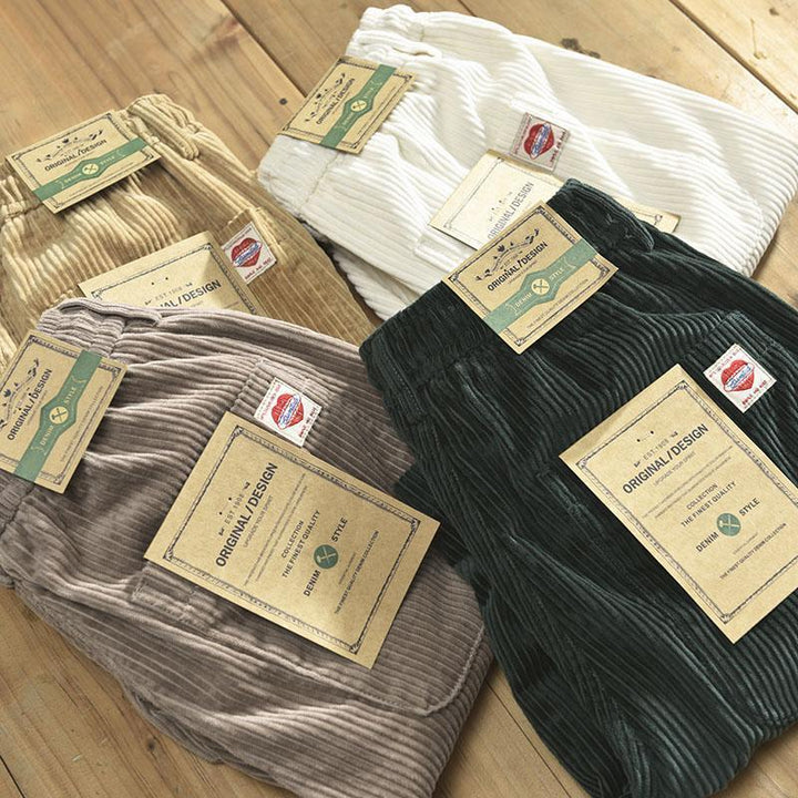 American Handsome Corduroy Shorts For Men - cas7m