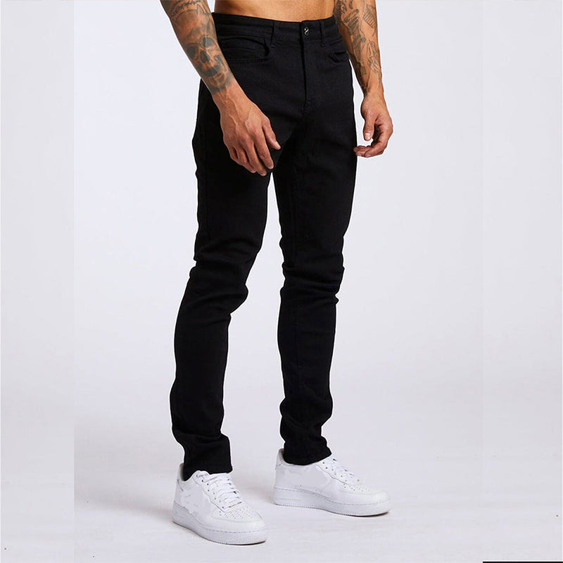 Men's Fashion Casual Slim Fit High Waist Jeans - cas7m