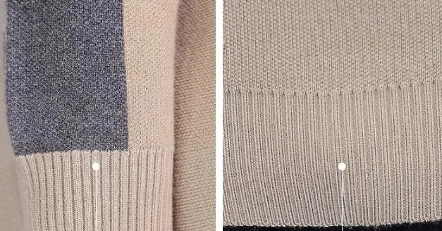 Slim-fit Contrast Colors Round Neck Base Knitwear Men's Sweater - cas7m