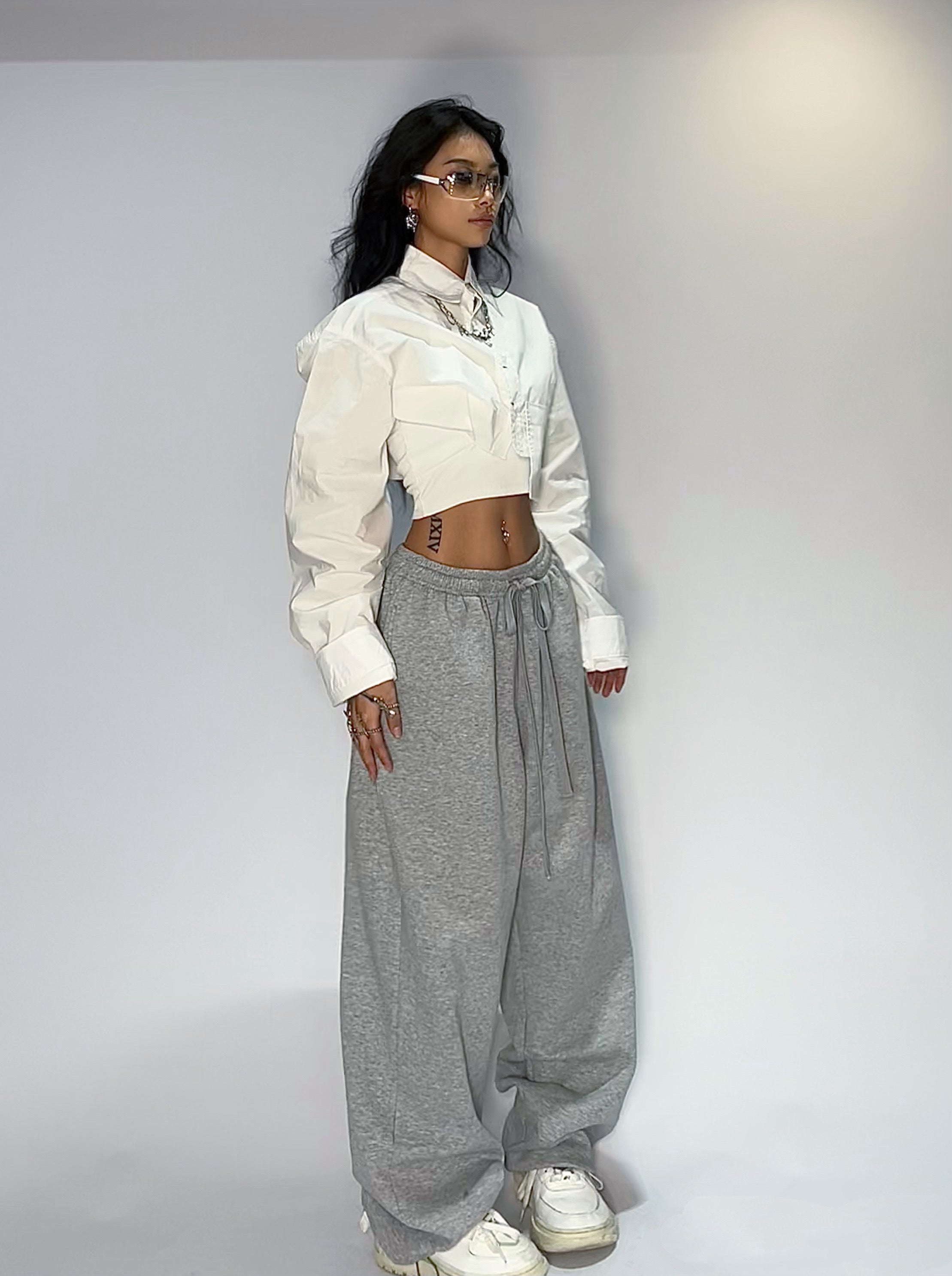 Loose Fitting Casual Jazz Street Dance Pants - cas7m