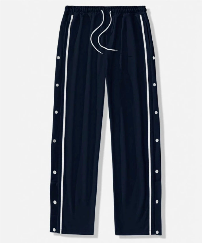 Casual Sports Breasted Pants Men's Loose Straight Trousers - cas7m