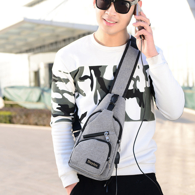 Multifunctional Single Shoulder Messenger Bag Men Cross Bag - cas7m