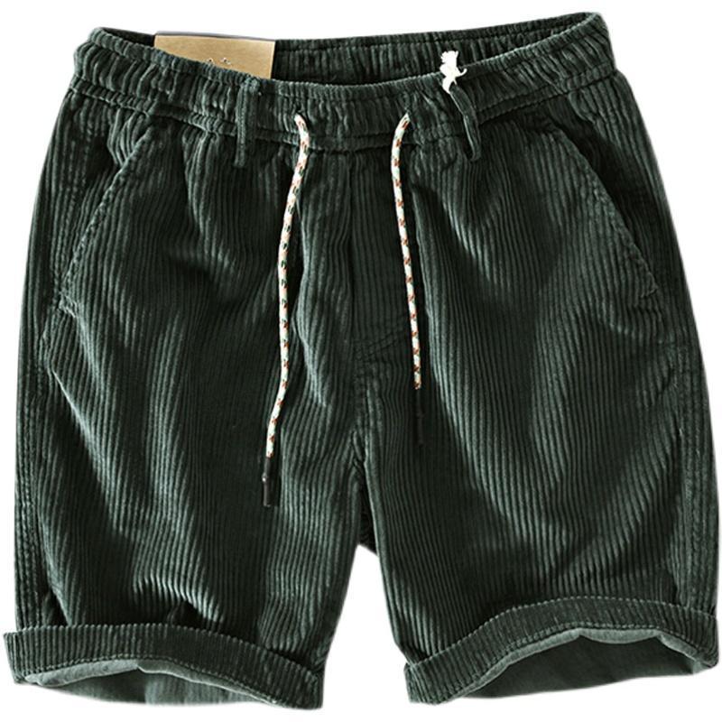 American Handsome Corduroy Shorts For Men - cas7m