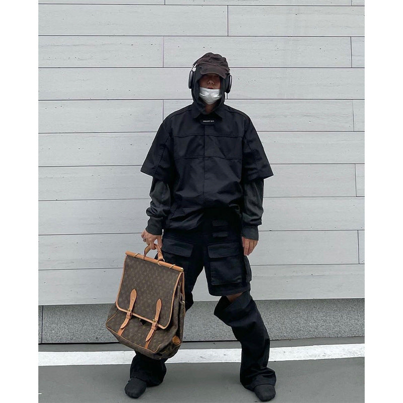 Detachable Functional Tactical Overalls Pants For Men - cas7m