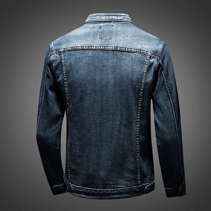 Plus Size Men's Denim Clothes Jacket Coat - cas7m