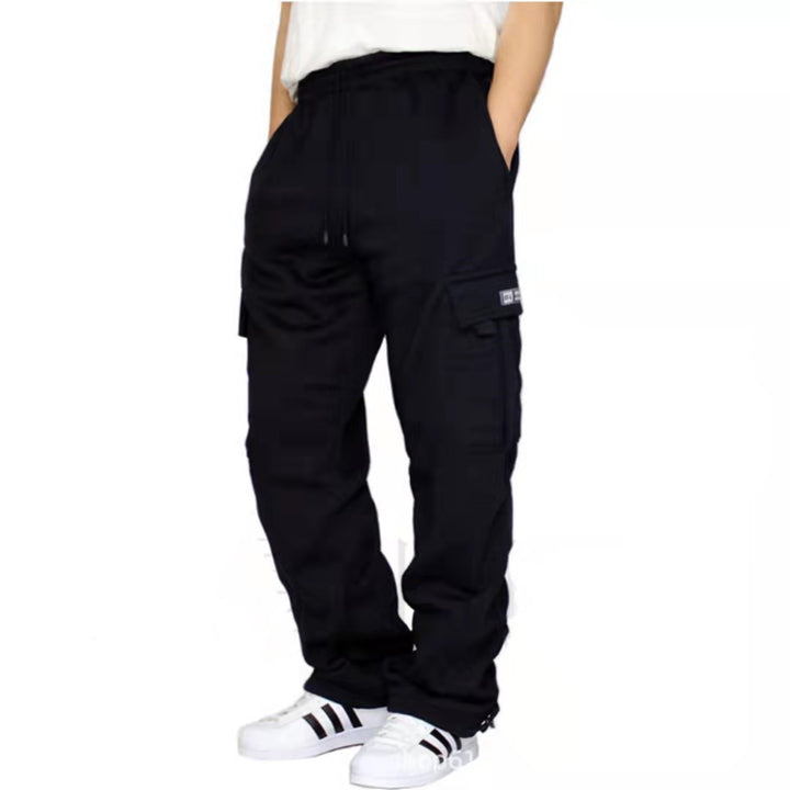 Men's Sporty Leisure Polyester Pants - Multiple Colors & Sizes - cas7m