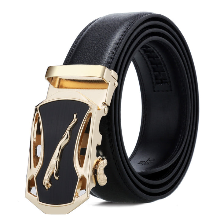 Men's Belt Automatic Buckle Business Trouser Belt - cas7m