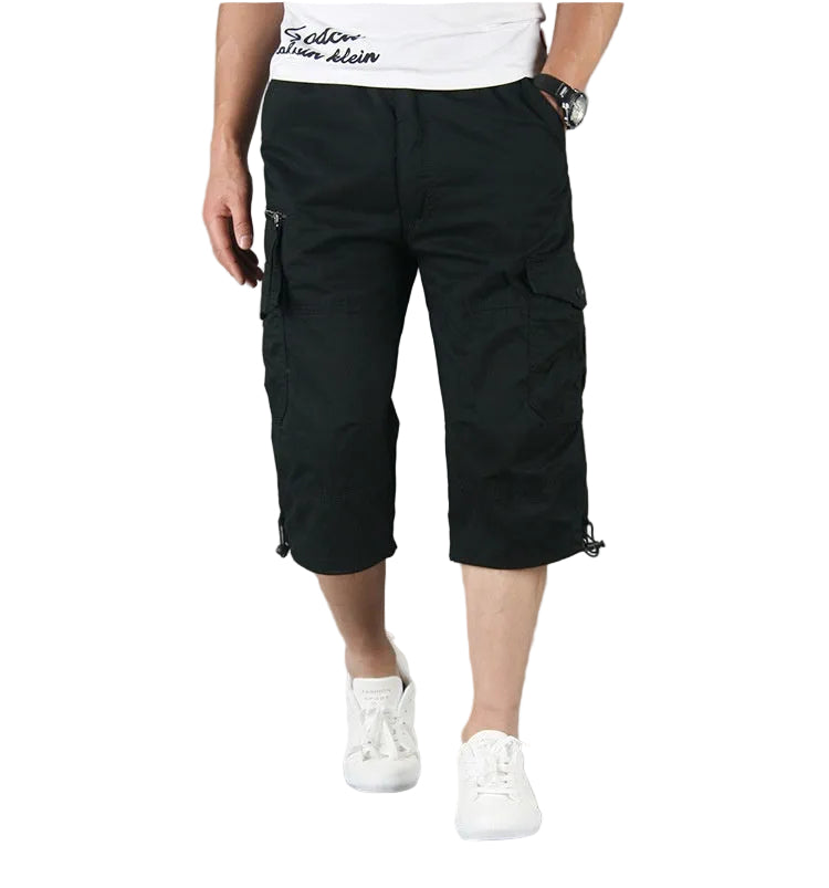 Men's Loose Thin Multi-pocket Outdoor Sports And Casual Shorts - cas7m